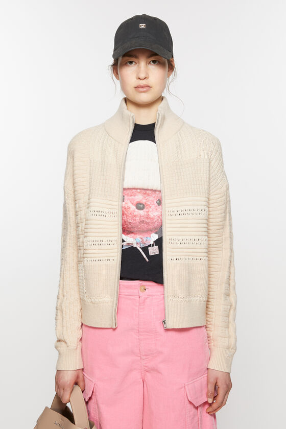 Acne Studios Strickjacke aus Patchwork-Strick Unisex