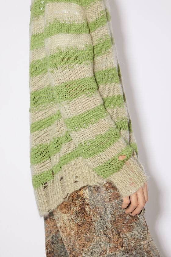 Acne Studios Distressed stripe cardigan Neuheiten