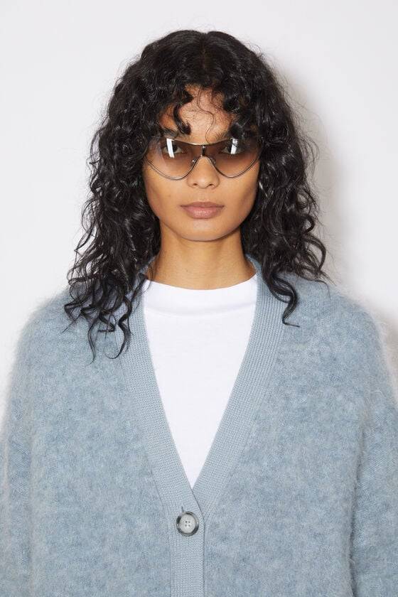 Acne Studios Woll-Mohair-Cardigan Sonderangebote
