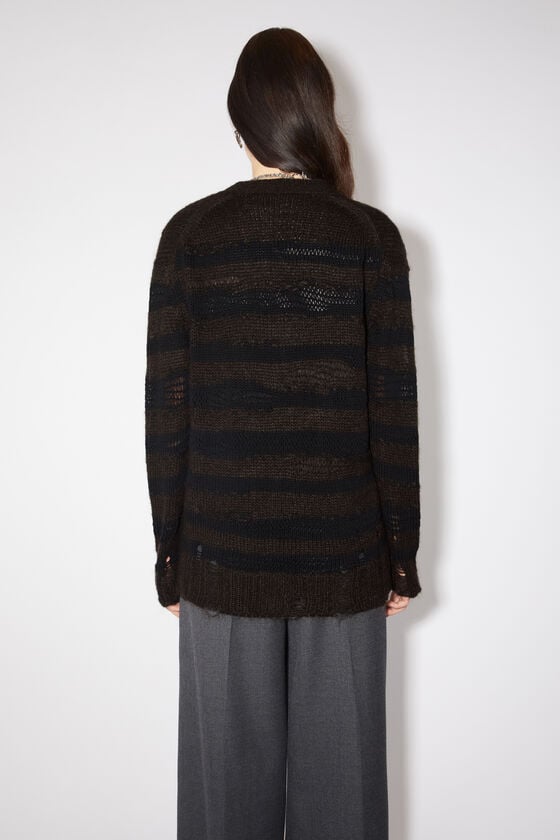 Acne Studios Gestreifter Cardigan im Used-Look Riesige Ersparnisse