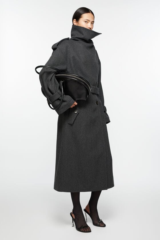 Acne Studios Mantel mit Gürtel Sonderangebot der Fabrik