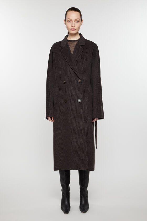 Acne Studios Zweireihiger Wollmantel Bis zu 55% Rabatt