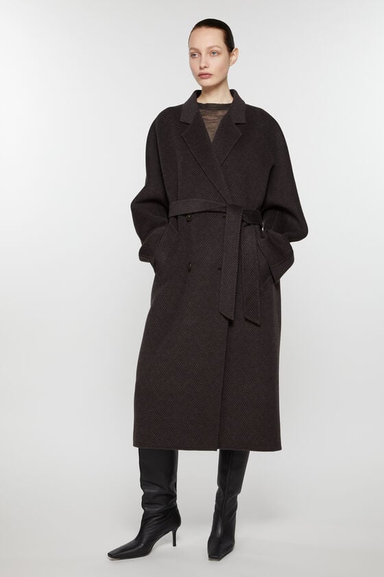 Acne Studios Zweireihiger Wollmantel Bis zu 55% Rabatt