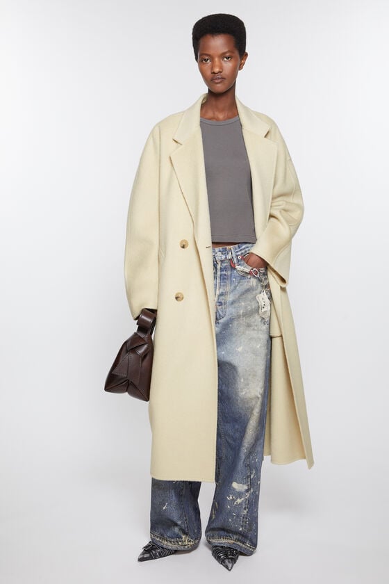 Acne Studios Zweireihiger Wollmantel Nur noch ein Tag übrig