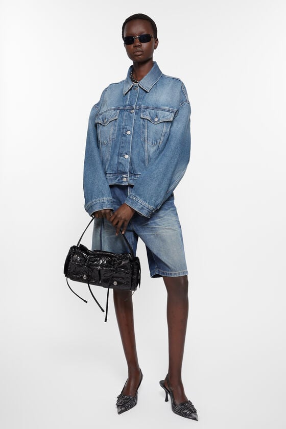 Acne Studios Jeansjacke - Lockere Cropped-Passform Riesige Rabatte