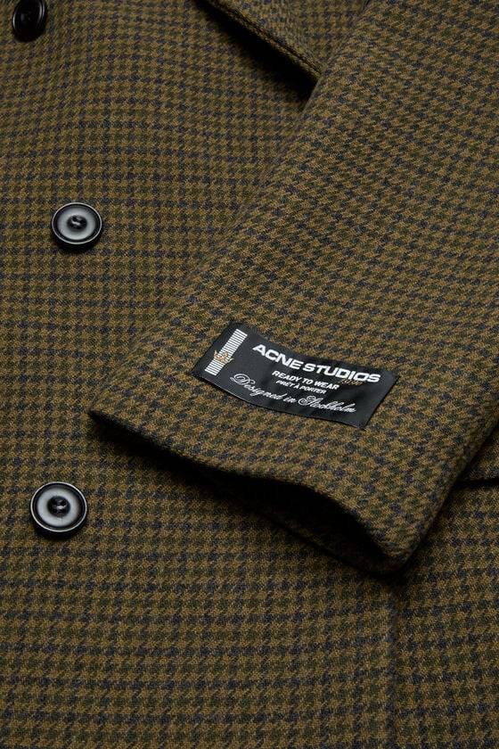 Acne Studios Zweireihiger Wollmantel 50% Rabatt mit kostenlosem Versand