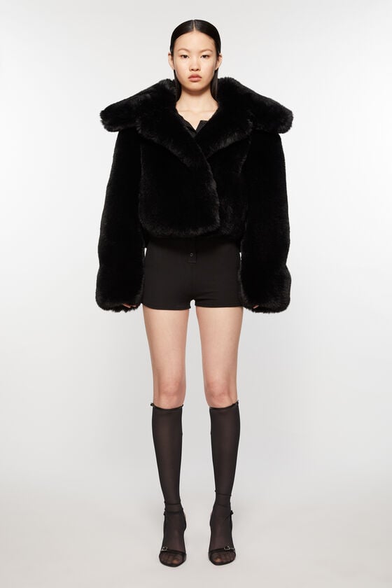 Acne Studios Flauschige Jacke Laufsteg-Show
