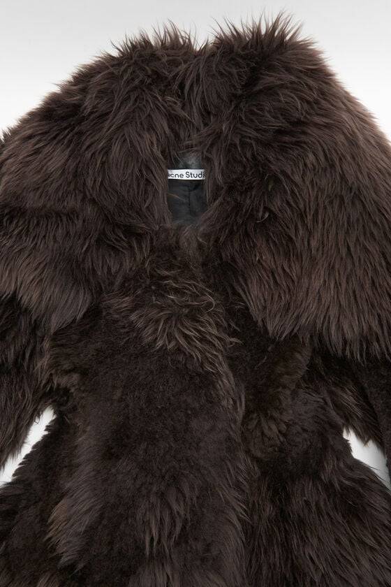 Acne Studios Shearling Pelzmantel Laufsteg-Show Begrenzt auf 3 Tage