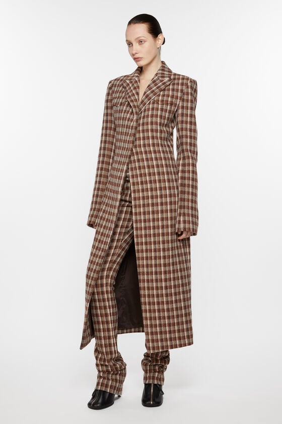 Acne Studios Single-breasted coat Laufsteg-Show Speichern exportieren