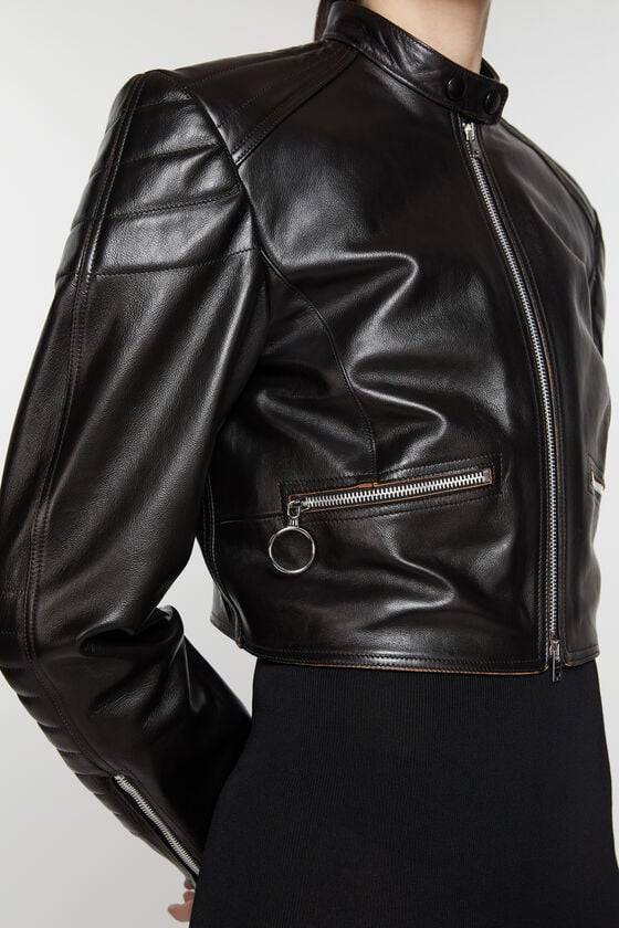 Acne Studios Bikerjacke aus Leder zollfrei