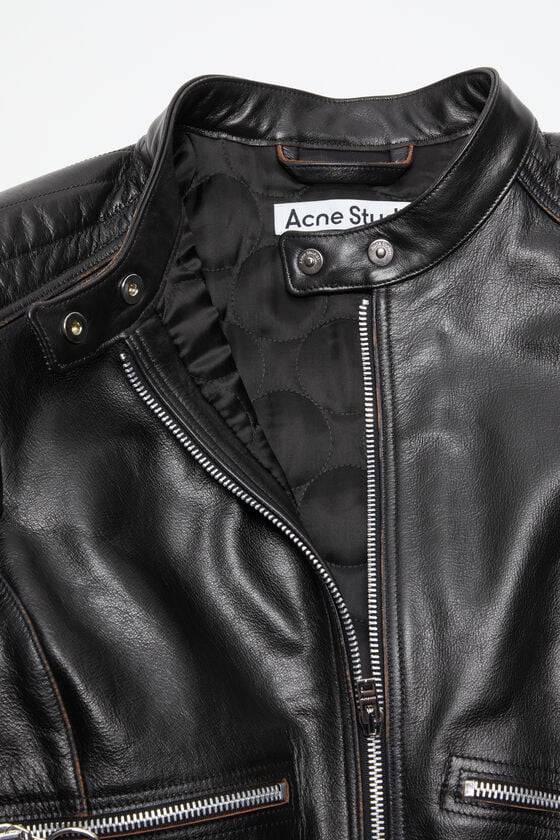 Acne Studios Bikerjacke aus Leder zollfrei
