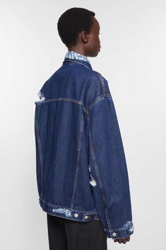Acne Studios Jeansjacke im Distressed-Look - Entspannte Passform Online