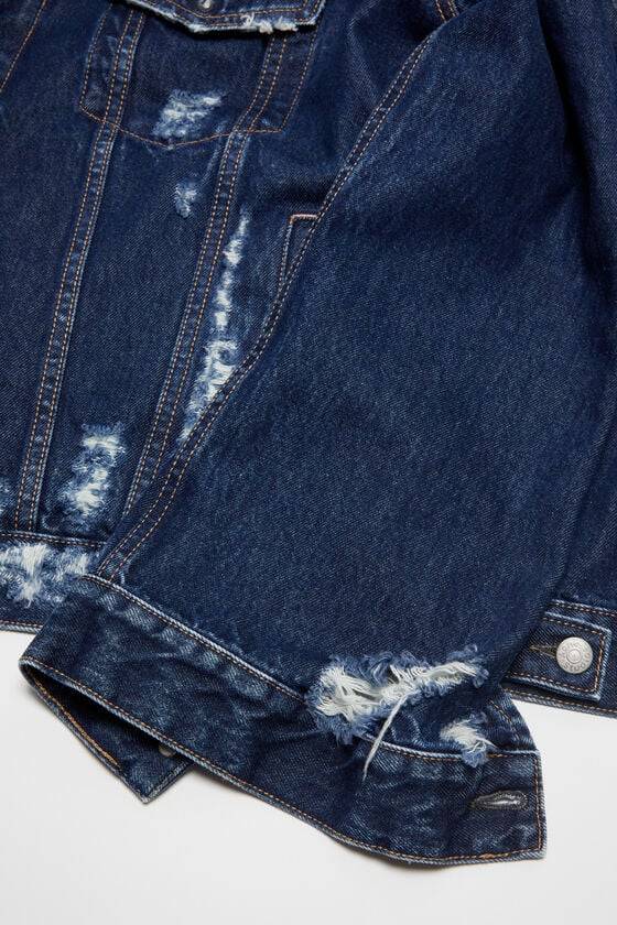 Acne Studios Jeansjacke im Distressed-Look - Entspannte Passform Online