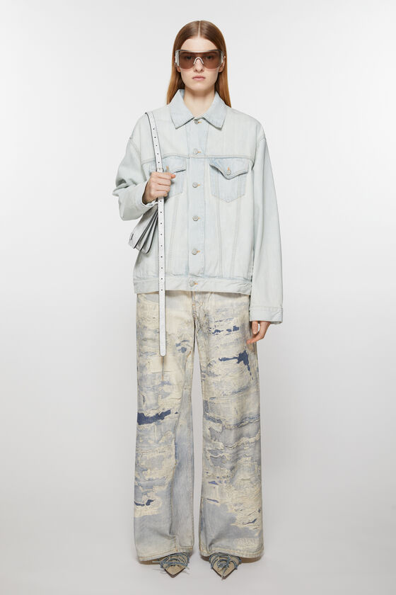 Acne Studios Jeansjacke – entspannte Passform Kostenloser Versand