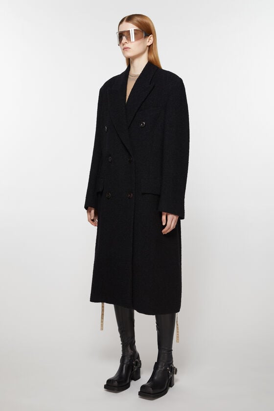Acne Studios Zweireihiger Wollmantel Limitierter Zeitrabatt