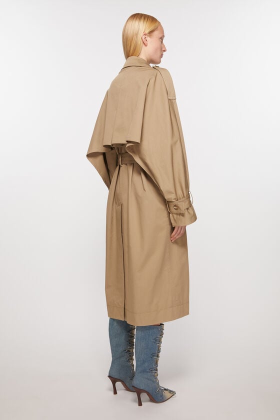 Acne Studios Zweireihiger Trenchcoat Rabatt