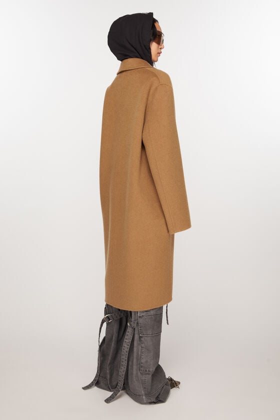 Acne Studios Einreihiger Wollmantel Versandkostenfrei