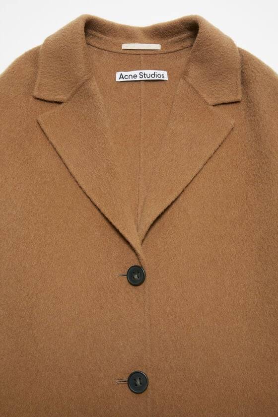 Acne Studios Einreihiger Wollmantel Versandkostenfrei