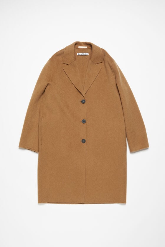 Acne Studios Einreihiger Wollmantel Versandkostenfrei