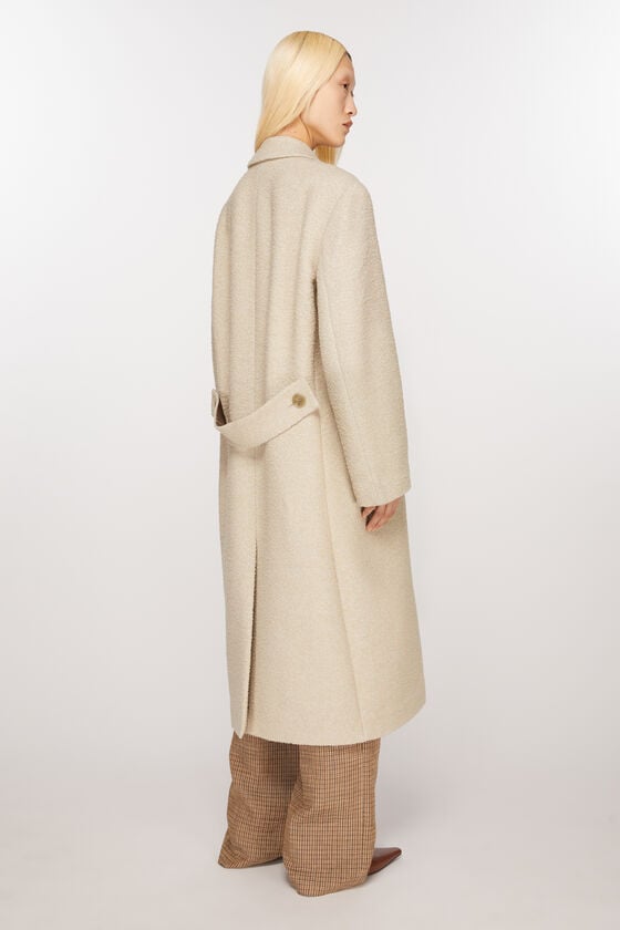 Acne Studios Zweireihiger Wollmantel Großer Ausverkauf