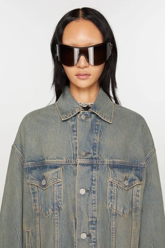 Acne Studios Oversized-Denimjacke Online Shopping