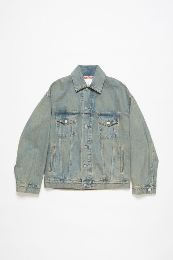 Acne Studios Oversized-Denimjacke Online Shopping
