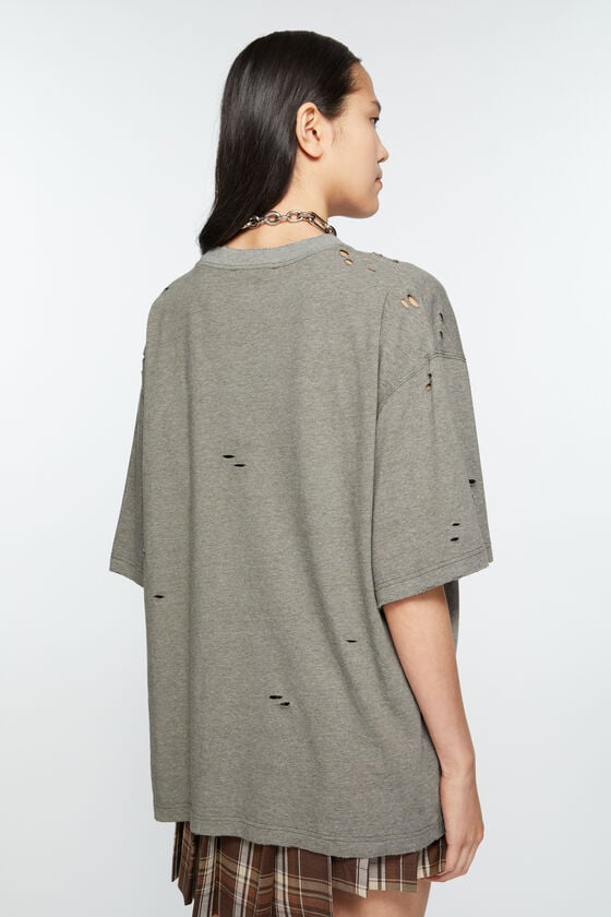 Acne Studios Logo-T-Shirt – lockere Passform Valentinstagsangebot