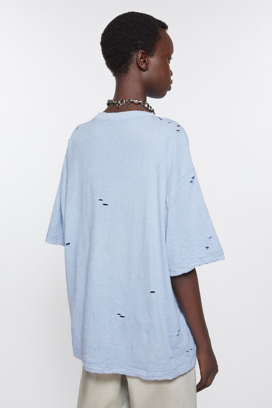 Acne Studios Logo-T-Shirt – lockere Passform Top Angebot