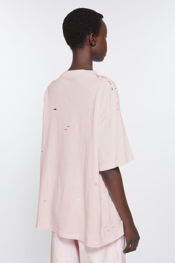 Acne Studios Logo-T-Shirt – lockere Passform Neueste Mode