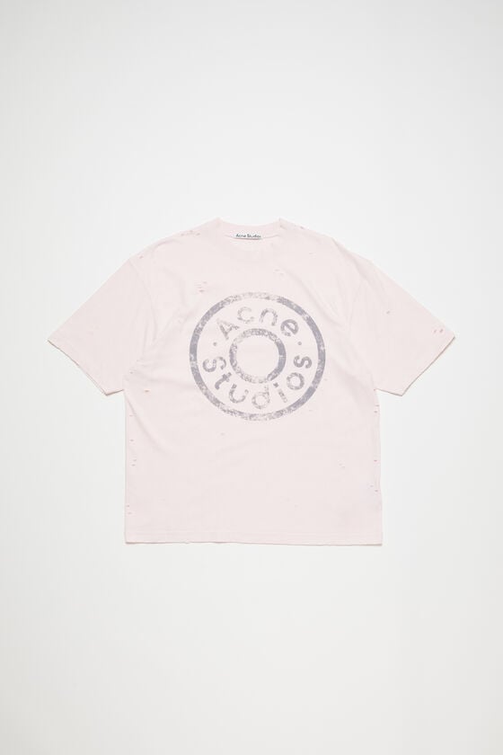 Acne Studios Logo-T-Shirt – lockere Passform Neueste Mode