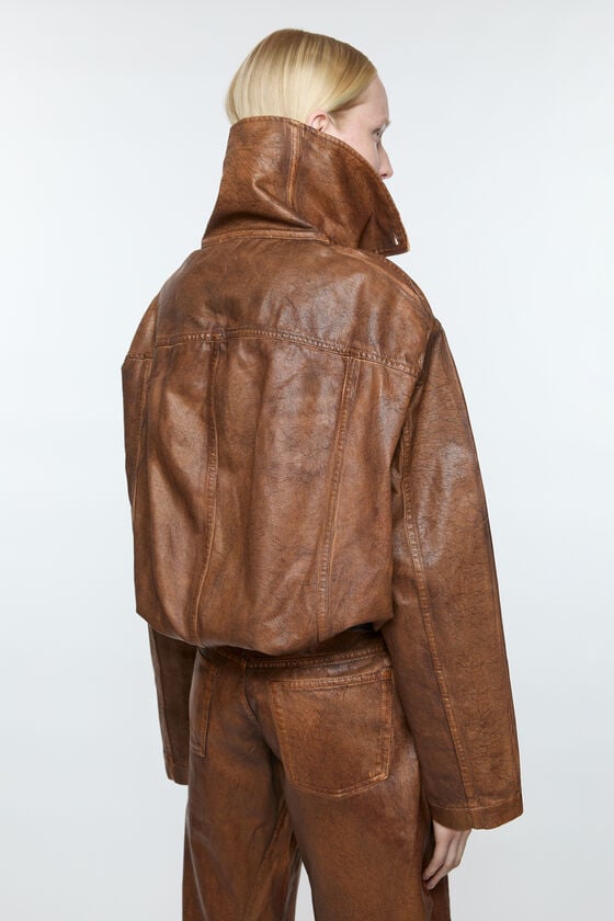 Acne Studios Coated denim jacket Laufsteg-Show Online Outlet