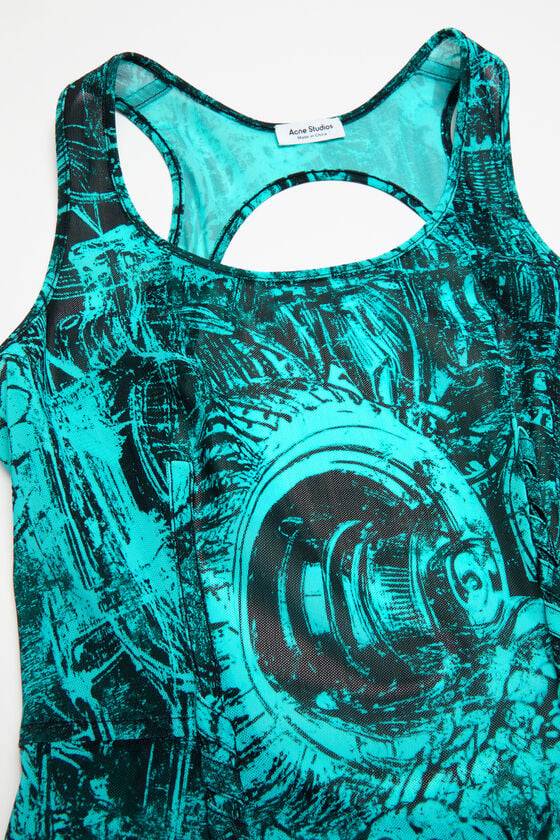 Acne Studios Printed dress Laufsteg-Show Blitzangebot