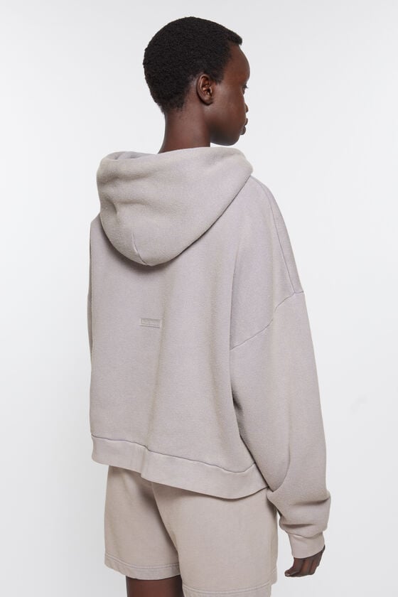 Acne Studios Sweatshirt mit Kapuze und Logoaufnäher Saisonale Angebote