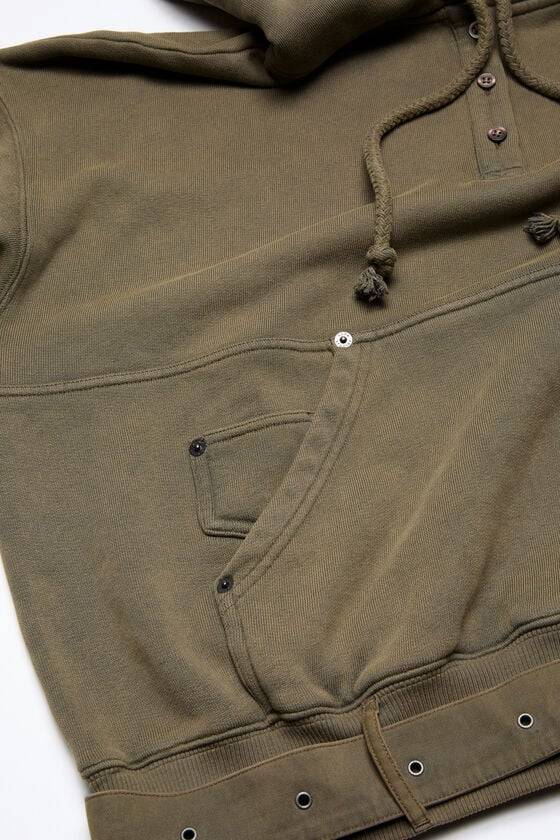 Acne Studios Kapuzenpullover mit verschwommenem Logo Räumungsverkauf