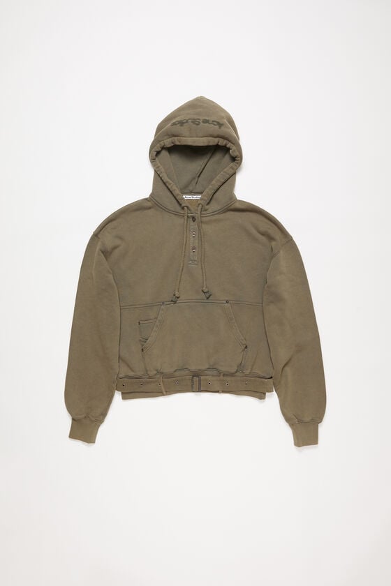 Acne Studios Kapuzenpullover mit verschwommenem Logo Räumungsverkauf