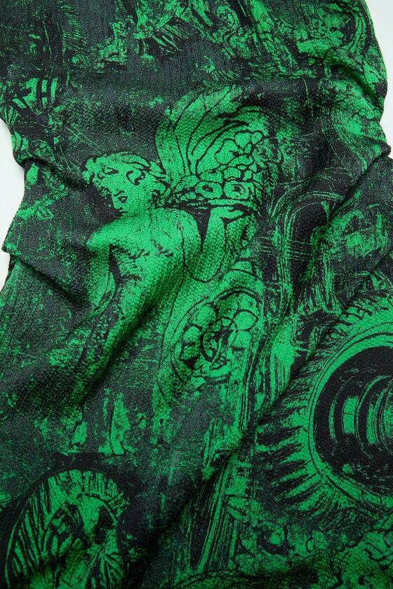 Acne Studios Printed dress Laufsteg-Show Kauf eins, bekomm eins gratis