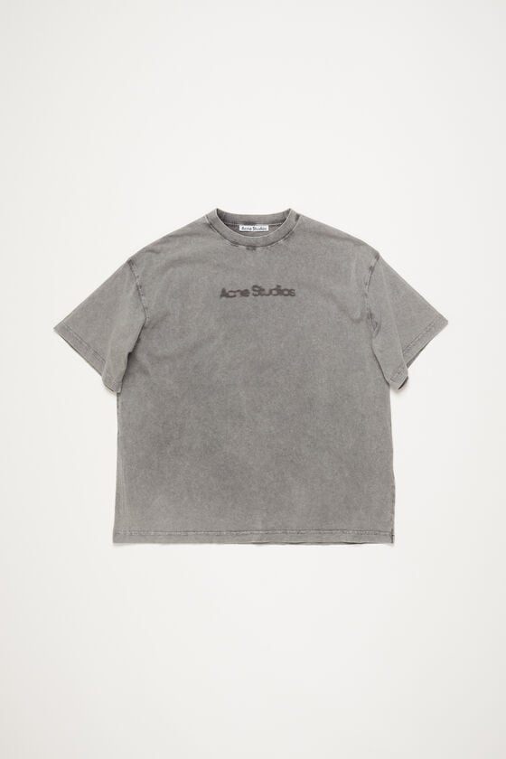 Acne Studios Verschwommenes Logo-T-Shirt - Entspannte Unisex-Passform VIP-Rabatte