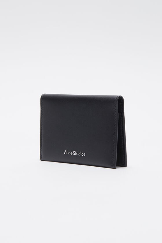 Acne Studios Gefaltete Lederbrieftasche Super Rabatt