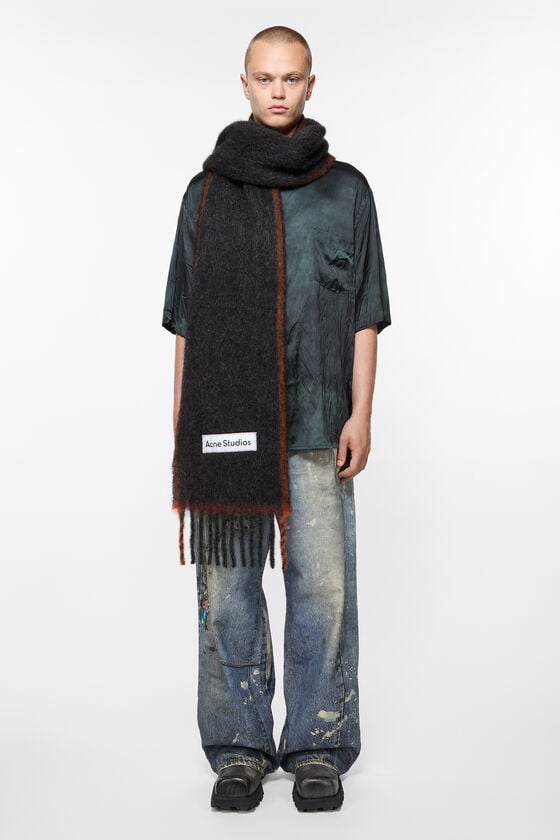 Acne Studios Woll-Mohair-Schal – Schmal Riesige Rabatte