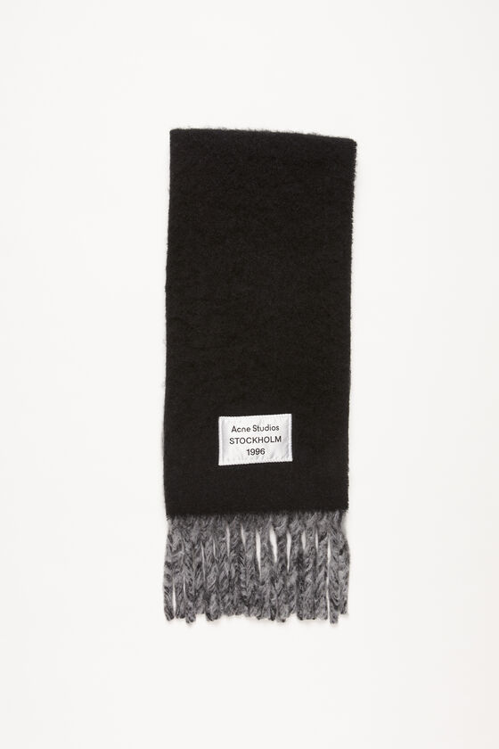 Acne Studios Fransen-Schal mit Logo