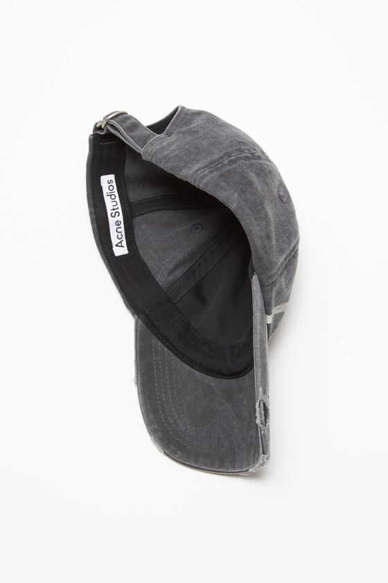 Acne Studios Kappe mit Logoaufdruck Im Verkauf