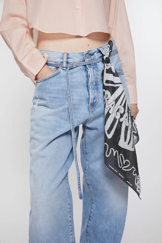 Acne Studios Bedruckter quadratischer Schal Hotsell