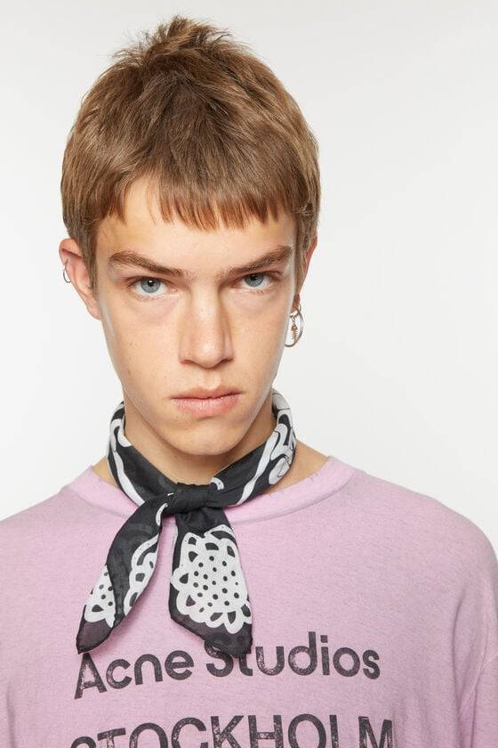 Acne Studios Bedruckter quadratischer Schal Hotsell