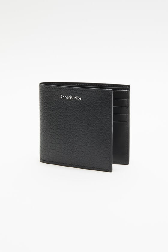 Acne Studios Gefaltete Lederbrieftasche Schlussverkauf