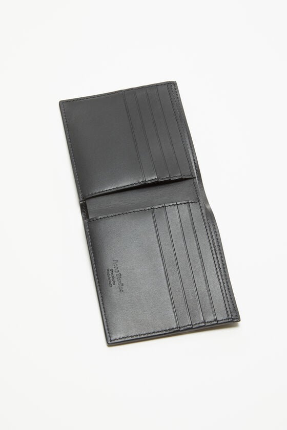 Acne Studios Gefaltete Lederbrieftasche Schlussverkauf