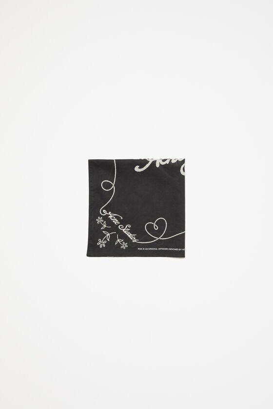 Acne Studios Leichter Schal mit Print Versandkostenfrei