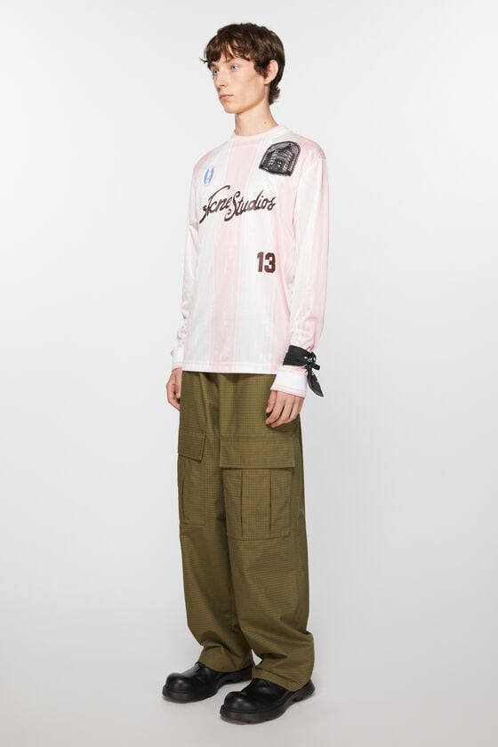 Acne Studios Leichter Schal mit Print Versandkostenfrei