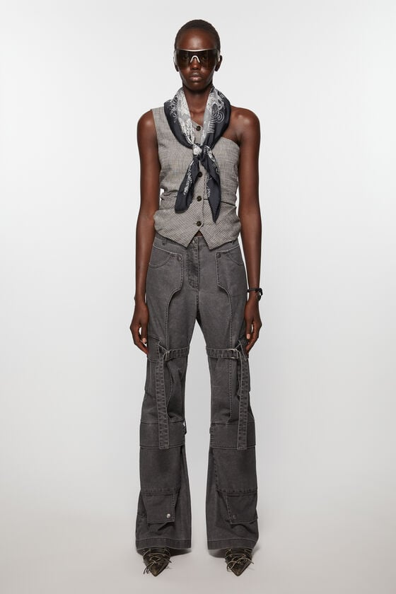 Acne Studios Quadratischer Seidenschal Online Shopping