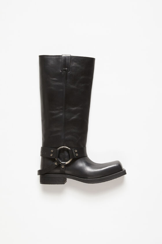 Acne Studios Lederstiefel mit Schnalle Jubiläumsangebot