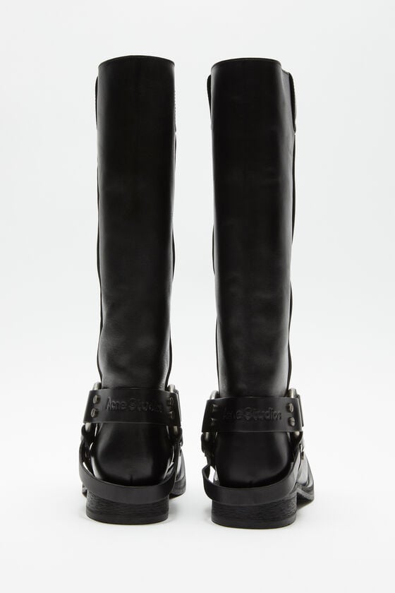 Acne Studios Lederstiefel mit Schnalle Jubiläumsangebot